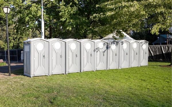 we offer branding and customization options for our special event portable toilets to help enhance the overall event experience